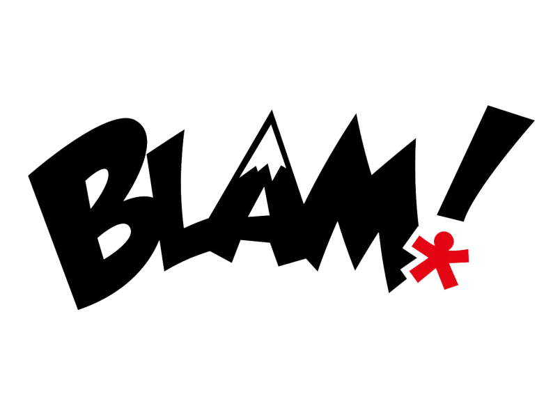 Logo de l'éditeur de jeux de société BLAM!